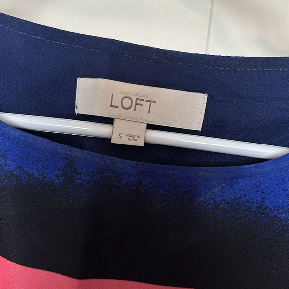 LOFT Size Small Women’s Striped Dress - Picture 2 of 3